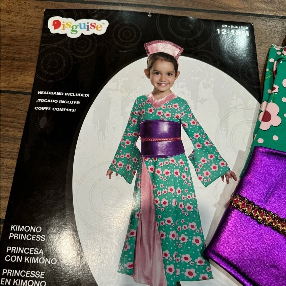 DISGUISE Japanese Oriental kimono Princess Toddler Costume size 12-18M